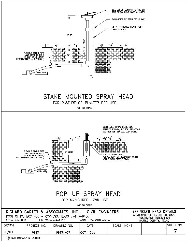 Septic Specifications | Rosehurst Specs